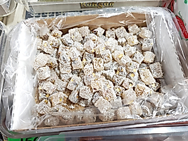Çifte kavrulmuş fıstıklı lokum